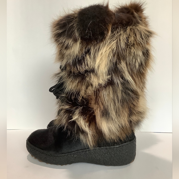 Oscar Sport Fox fur Winter boots - Picture 3 of 11